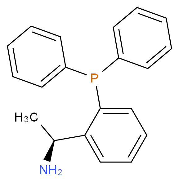 (S)-(-)-1-[2-(Diphenylphosphino)phenyl]ethylamine_分子结构_CAS_913196-43-7)