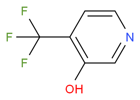 3-Hydroxy-4-(trifluoromethyl)pyridine_分子结构_CAS_936841-71-3)