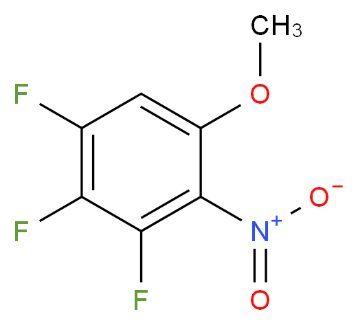1,2,3-trifluoro-5-methoxy-4-nitrobenzene_分子结构_CAS_925890-13-7