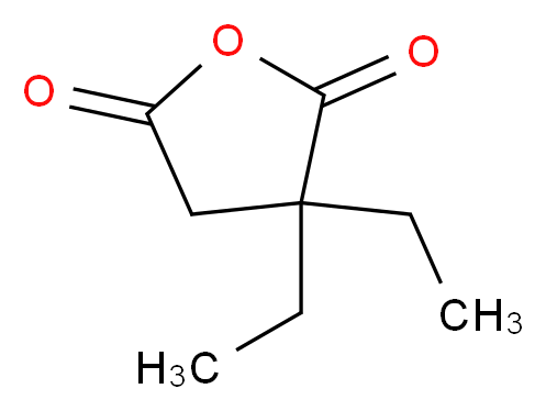 3,3-diethyloxolane-2,5-dione_分子结构_CAS_2840-69-9
