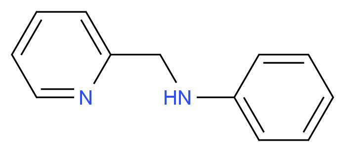 N-(pyridin-2-ylmethyl)aniline_分子结构_CAS_4329-81-1