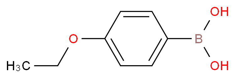 (4-ethoxyphenyl)boronic acid_分子结构_CAS_22237-13-4