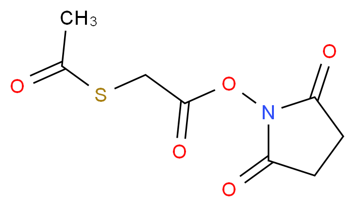 N-Succinimidyl-S-acetylthioacetate_分子结构_CAS_76931-93-6)