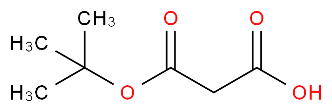 3-(tert-butoxy)-3-oxopropanoic acid_分子结构_CAS_40052-13-9