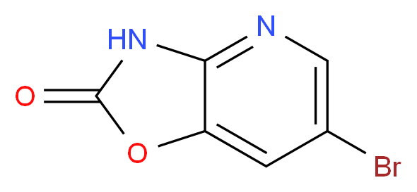 6-Bromo-3H-oxazolo[4,5-b]pyridin-2-one_分子结构_CAS_21594-52-5)