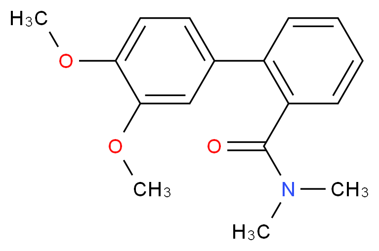 3',4'-dimethoxy-N,N-dimethylbiphenyl-2-carboxamide_分子结构_CAS_)