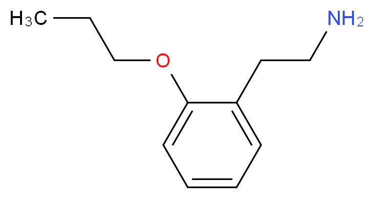 2-(2-propoxyphenyl)ethan-1-amine_分子结构_CAS_39515-69-0