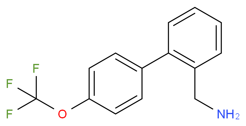 1-[4'-(trifluoromethoxy)biphenyl-2-yl]methanamine_分子结构_CAS_)