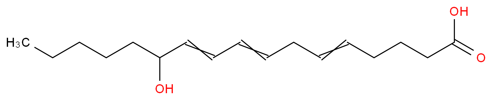12-hydroxyheptadeca-5,8,10-trienoic acid_分子结构_CAS_54397-84-1
