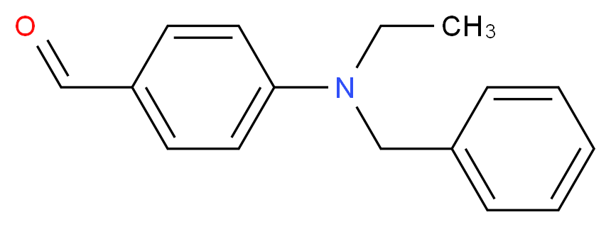 4-(Benzyl-ethyl-amino)-benzaldehyde_分子结构_CAS_67676-47-5)