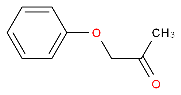 1-phenoxypropan-2-one_分子结构_CAS_621-87-4