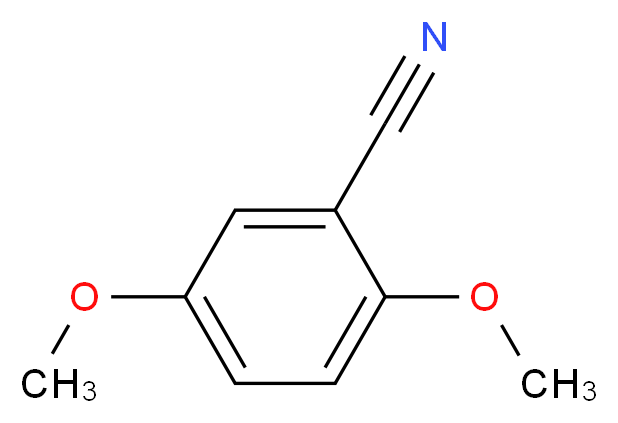 2,5-Dimethoxybenzonitrile_分子结构_CAS_5312-97-0)