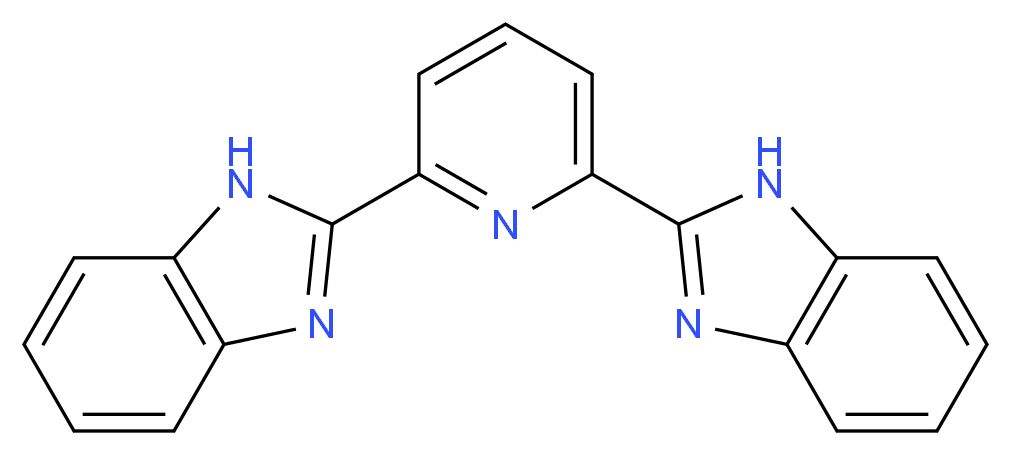 2-[6-(1H-1,3-benzodiazol-2-yl)pyridin-2-yl]-1H-1,3-benzodiazole_分子结构_CAS_28020-73-7