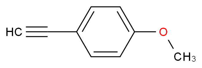 4-乙炔基苯甲醚_分子结构_CAS_768-60-5)
