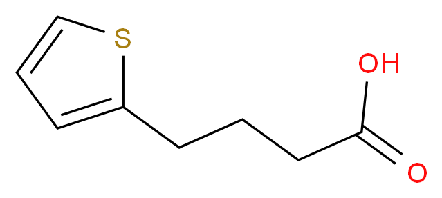 4-(2-Thienyl)Butyric Acid_分子结构_CAS_4653-11-6)