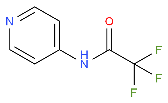 2,2,2-trifluoro-N-(pyridin-4-yl)acetamide_分子结构_CAS_77262-39-6