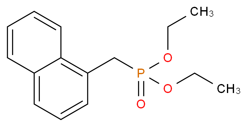 1-萘基甲基膦酸二乙酯_分子结构_CAS_53575-08-9)