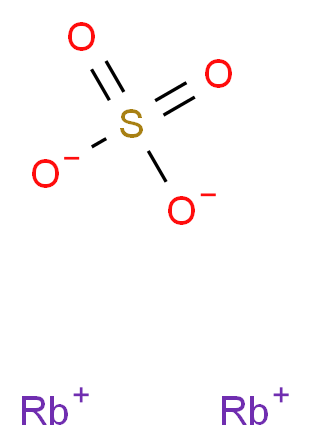 RUBIDIUM SULFATE_分子结构_CAS_7488-54-2)