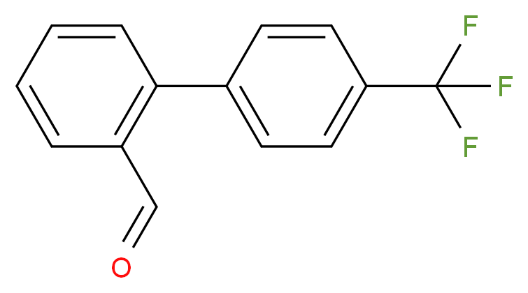 4'-(trifluoromethyl)biphenyl-2-carbaldehyde_分子结构_CAS_84392-23-4)