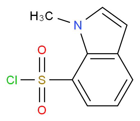 1-methyl-1H-indole-7-sulfonyl chloride_分子结构_CAS_941716-95-6)