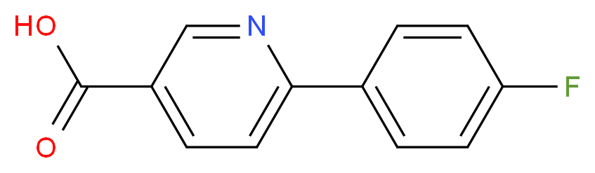 6-(4-fluorophenyl)pyridine-3-carboxylic acid_分子结构_CAS_223127-24-0