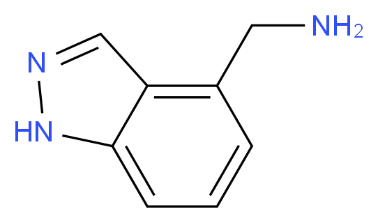 (1H-Indazol-4-yl)methanamine_分子结构_CAS_944898-72-0)