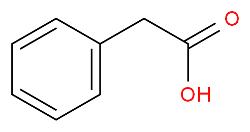 PHENYLACETIC ACID_分子结构_CAS_103-82-2)