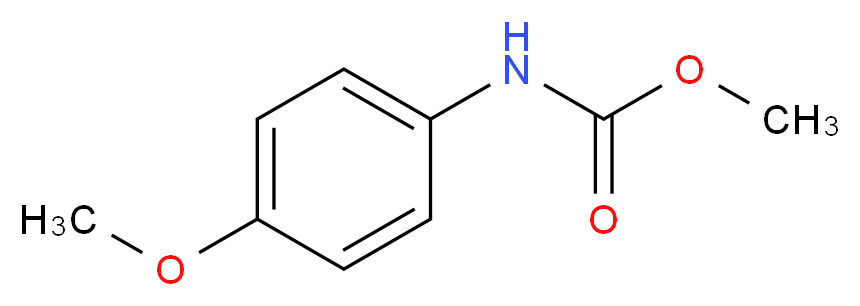 Methyl N-(4-methoxyphenyl)carbamate_分子结构_CAS_14803-72-6)