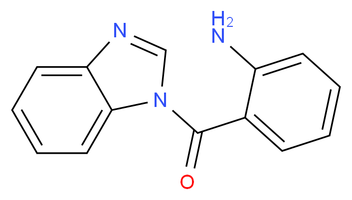 2-(1H-1,3-benzodiazole-1-carbonyl)aniline_分子结构_CAS_915924-55-9