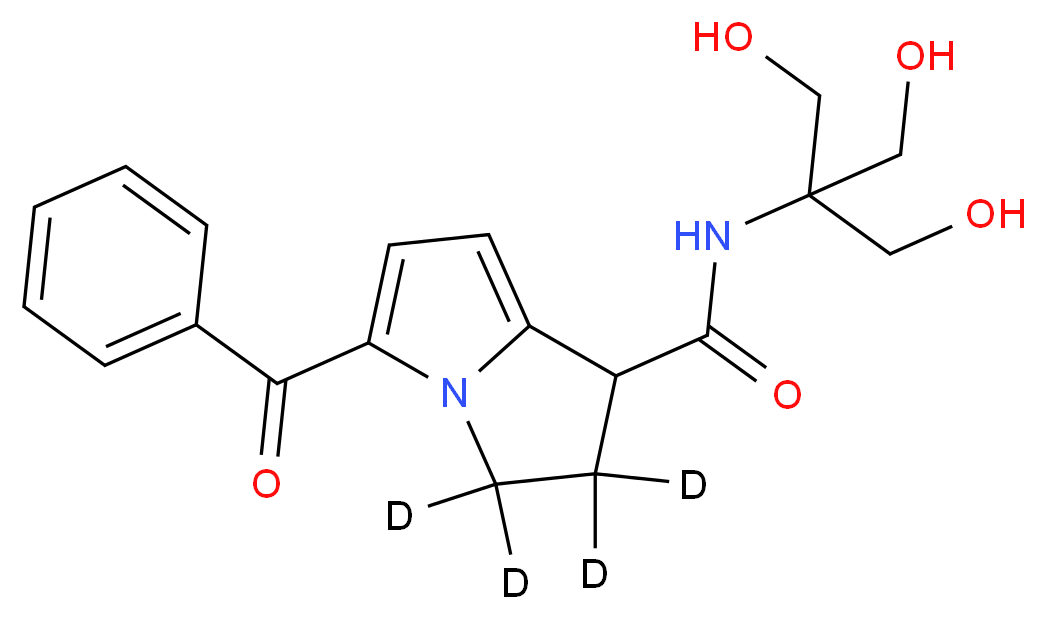 rac Ketoroloc Tris Amide Impurity-d4_分子结构_CAS_)