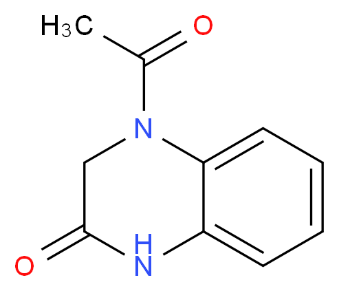 4-Acetyl-3,4-dihydro-1H-quinoxalin-2-one_分子结构_CAS_120589-86-8)