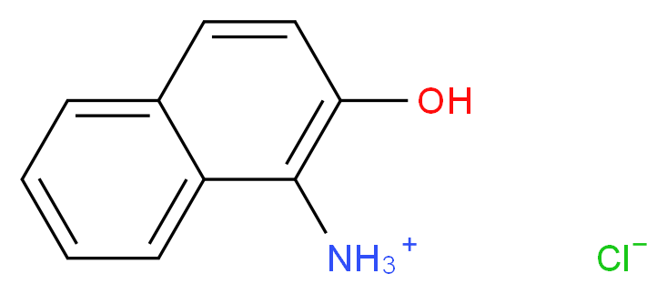 1-Aminonaphthalen-2-ol hydrochloride_分子结构_CAS_1198-27-2)