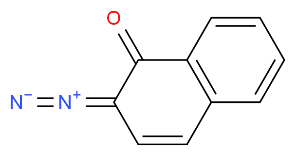2-(λ<sup>5</sup>,-diazynylidene)-1,2-dihydronaphthalen-1-one_分子结构_CAS_879-15-2