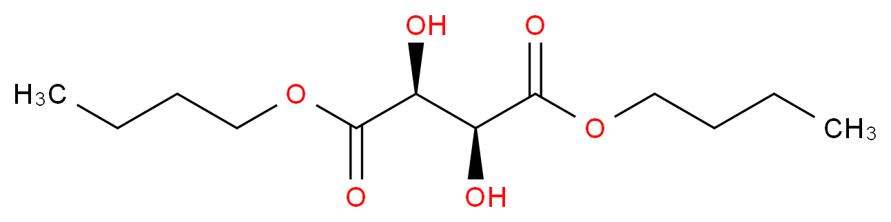 (2S,3S)-Dibutyl 2,3-dihydroxysuccinate_分子结构_CAS_62563-15-9)