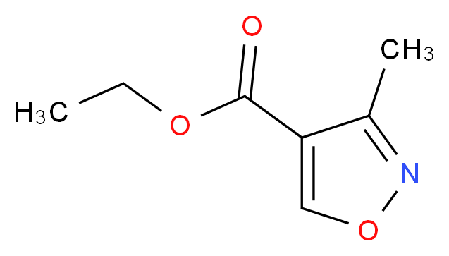 ETHYL 3-METHYLISOXAZOLE-4-CARBOXYLATE_分子结构_CAS_20328-15-8)