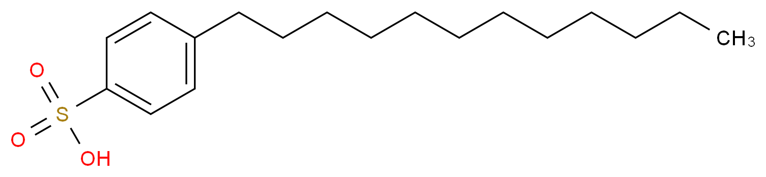 DODECYLBENZENE SULFONIC ACID TECHNICAL GRADE_分子结构_CAS_27176-87-0)