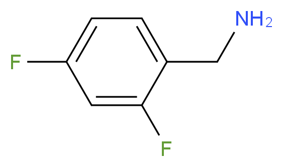 (2,4-difluorophenyl)methanamine_分子结构_CAS_)