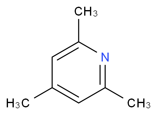 2,4,6-trimethylpyridine_分子结构_CAS_108-75-8