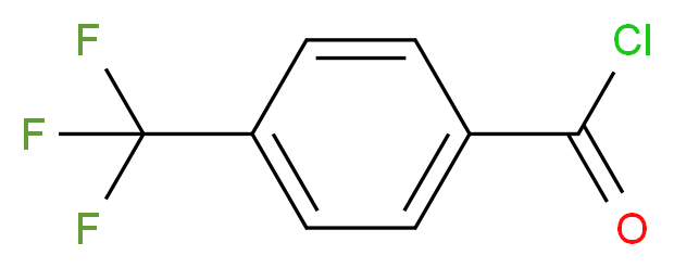 4-(trifluoromethyl)benzoyl chloride_分子结构_CAS_329-15-7