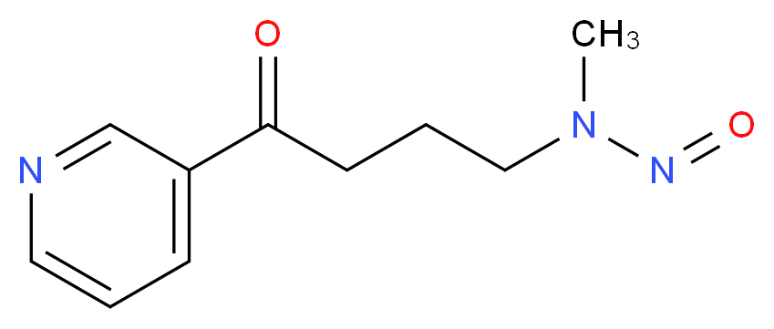 4-N-亚硝基甲基氨-1-(3-吡啶基)丁酮_分子结构_CAS_64091-91-4)