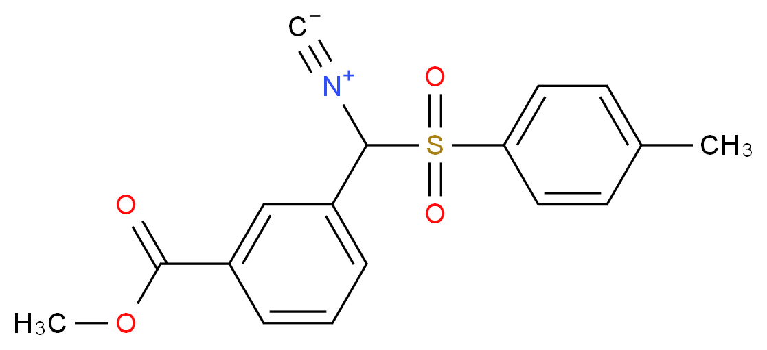Methyl 3-[isocyano(toluene-4-sulphonyl)methyl]benzoate_分子结构_CAS_)