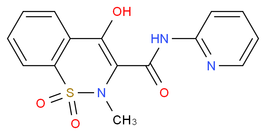 吡罗昔康_分子结构_CAS_36322-90-4)