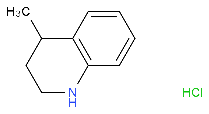 4-methyl-1,2,3,4-tetrahydroquinoline hydrochloride_分子结构_CAS_74459-19-1