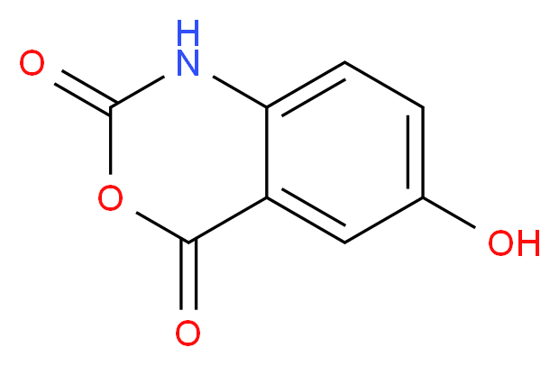 6-hydroxy-2,4-dihydro-1H-3,1-benzoxazine-2,4-dione_分子结构_CAS_)