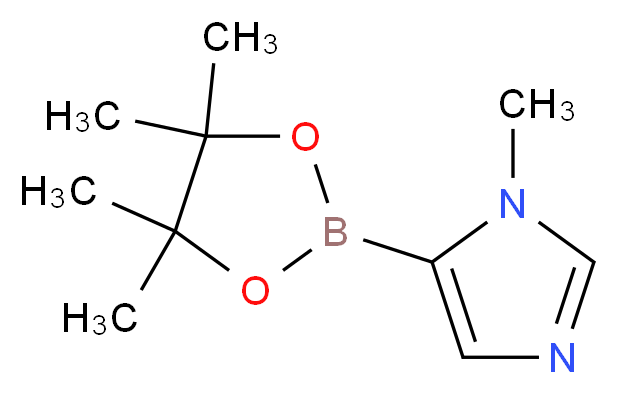 1-METHYL-1H-IMIDAZOLE-5-BORONIC ACID PINACOL ESTER_分子结构_CAS_942070-72-6)