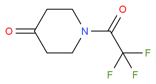1-(trifluoroacetyl)piperidin-4-one_分子结构_CAS_65220-86-2