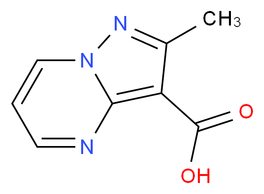 2-methylpyrazolo[1,5-a]pyrimidine-3-carboxylic acid_分子结构_CAS_96319-38-9)