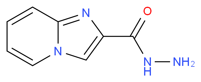 imidazo[1,2-a]pyridine-2-carbohydrazide_分子结构_CAS_421595-78-0