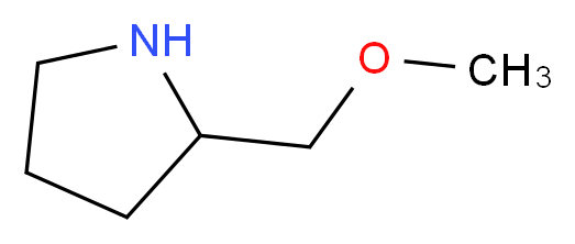 2-(methoxymethyl)pyrrolidine_分子结构_CAS_76946-27-5