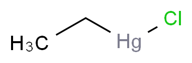 chloro(ethyl)mercury_分子结构_CAS_107-27-7